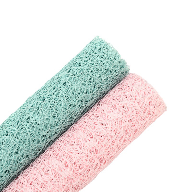 Floristería bolsa flor jacquard red al por mayor arte floral círculo red flor regalo ramo embalaje material de bricolaje papel de embalaje