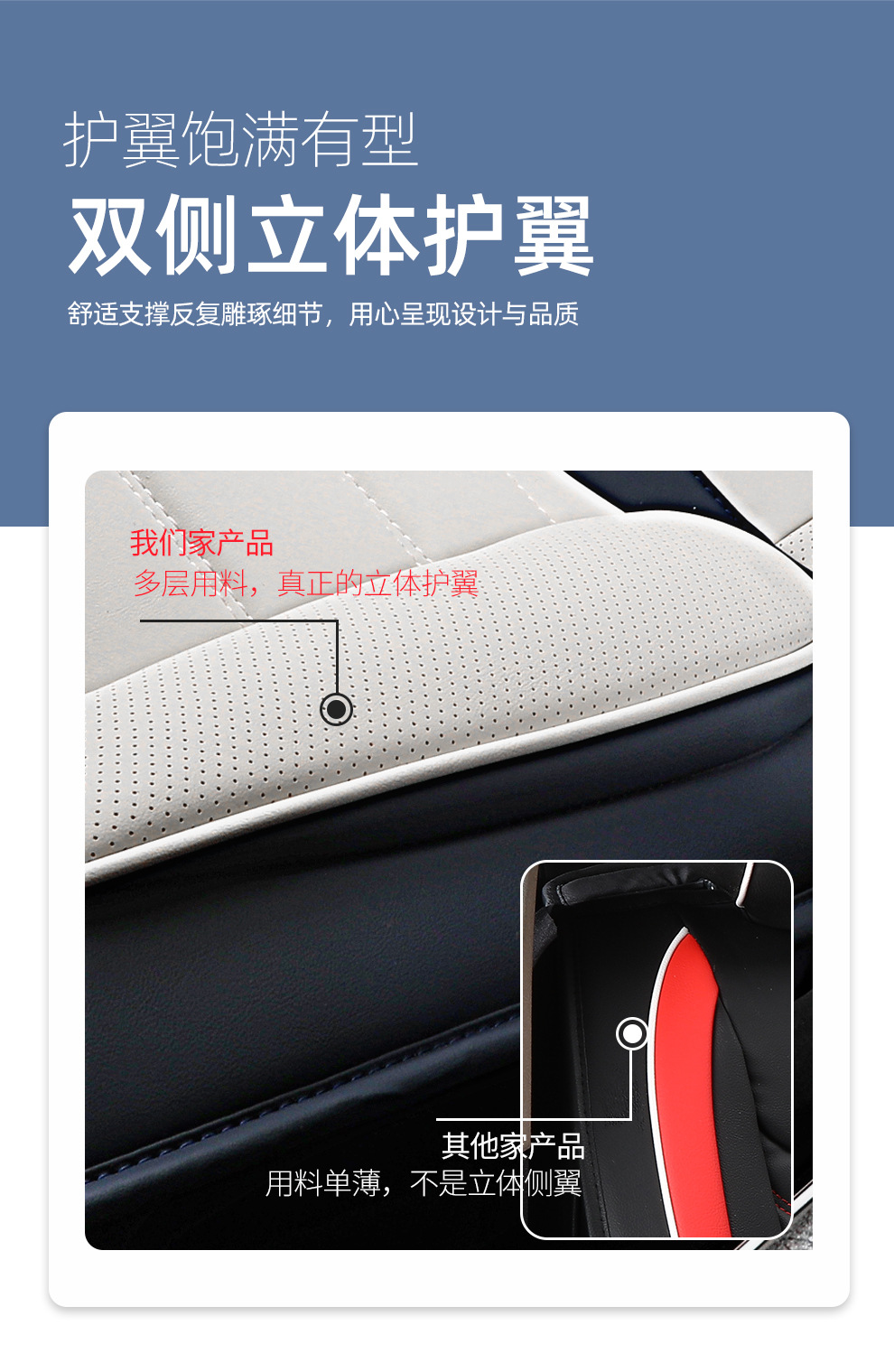 Full-Coverage Car Seat Cushion Cover, Nappa Leather Seat Cover, All-Season Universal Seat Cover, Amazon Source Factory