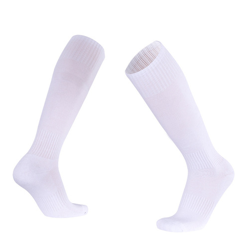 Summer versatile football socks for adults: men's over-the-knee, non-slip, thin, solid-color sports socks for training