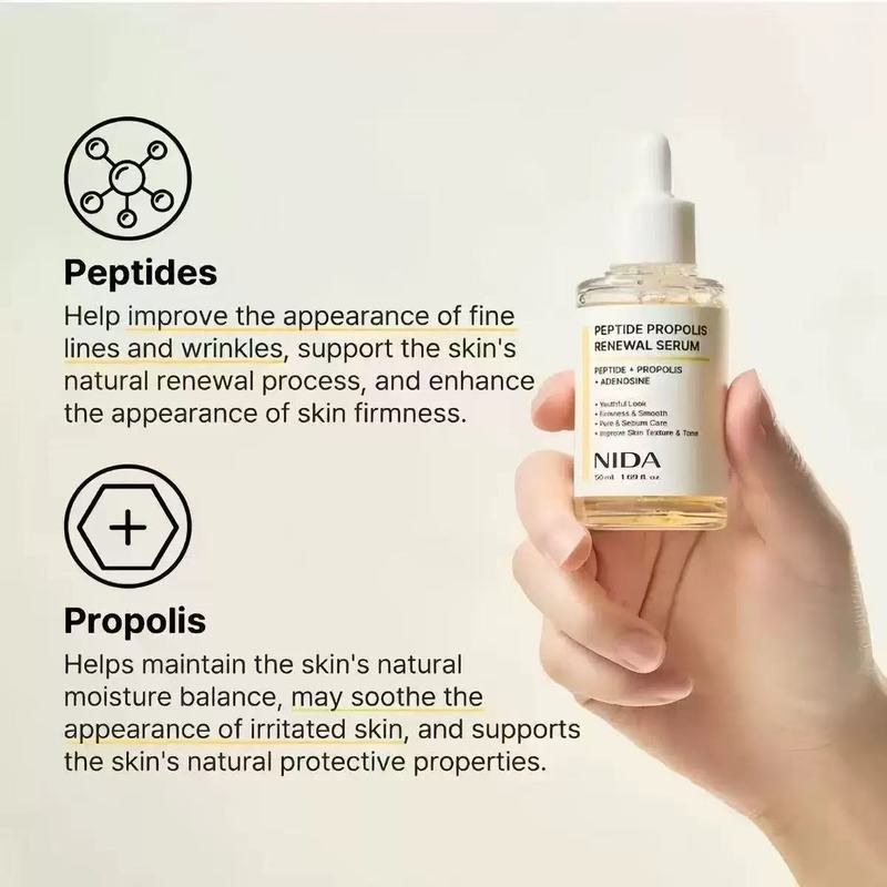 跨境NIDA Peptide Propolis Renewal 缓解肌肤衰老肽蜂胶焕肤精华|undefined