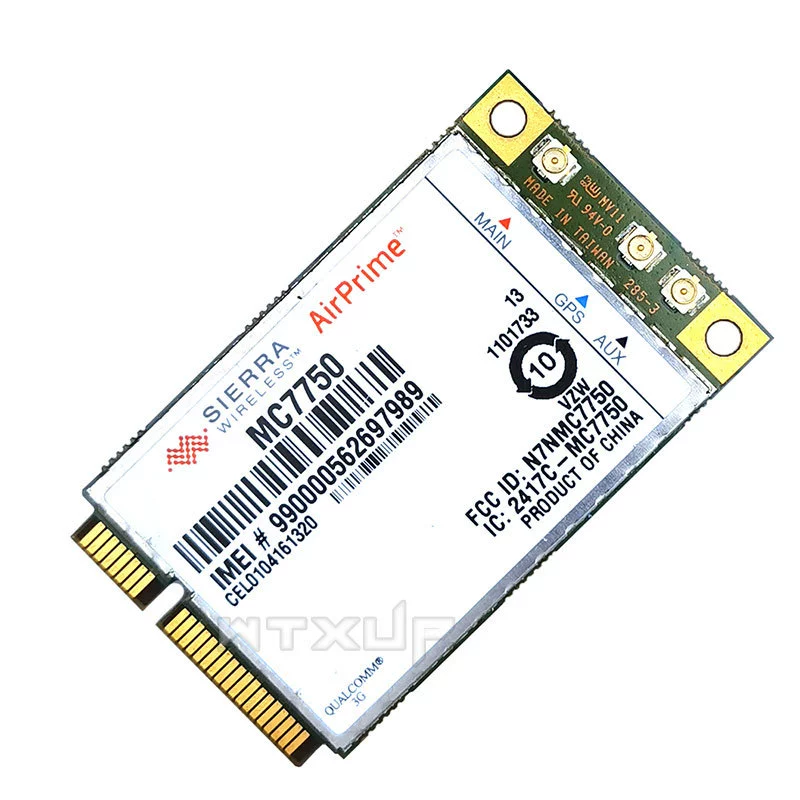Модуль Sierra Wireless MC7750 CDMA 3G/4G LTE700 (B13), диапазон частот GPRS