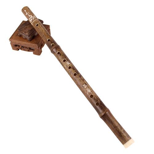 6-hole purple bamboo flute 6-hole bamboo flute student adult beginner instrument sounds right away when played transverse flute with a round mouth