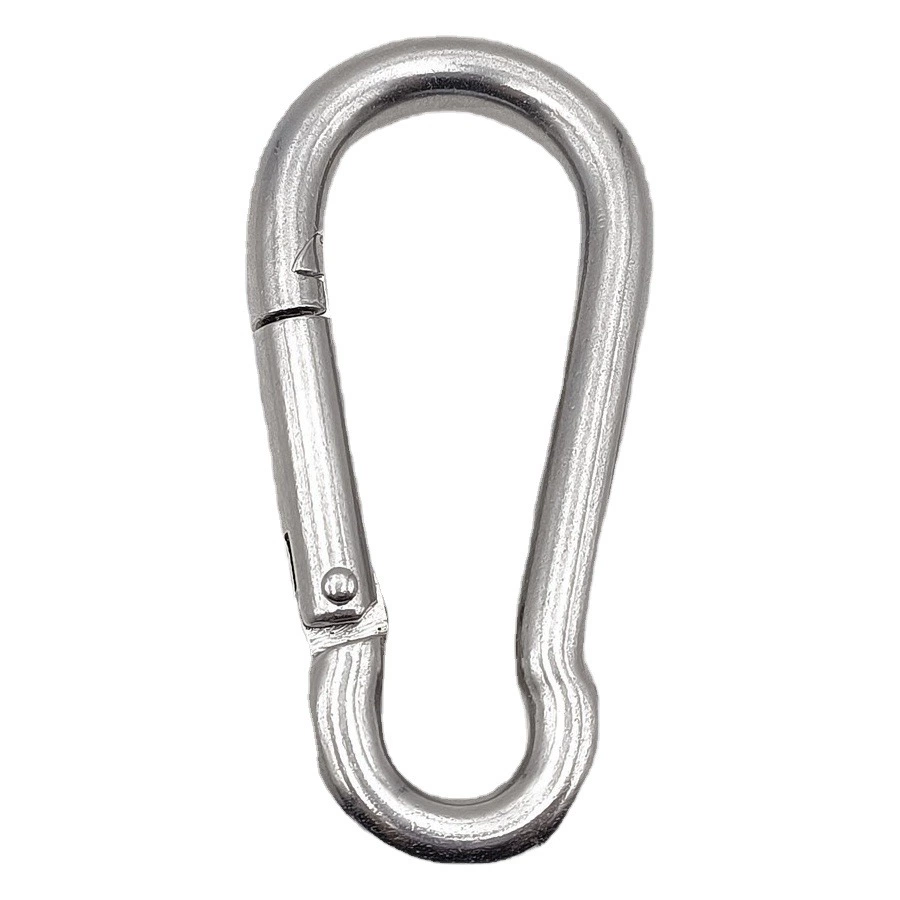 Прямая поставка с фабрики 304 нержавеющая сталь пружинный крюк альпинистская Железная пряжка в форме тыквы быстрая подвесная Защитная Пряжка для домашних животных с отличной ценой