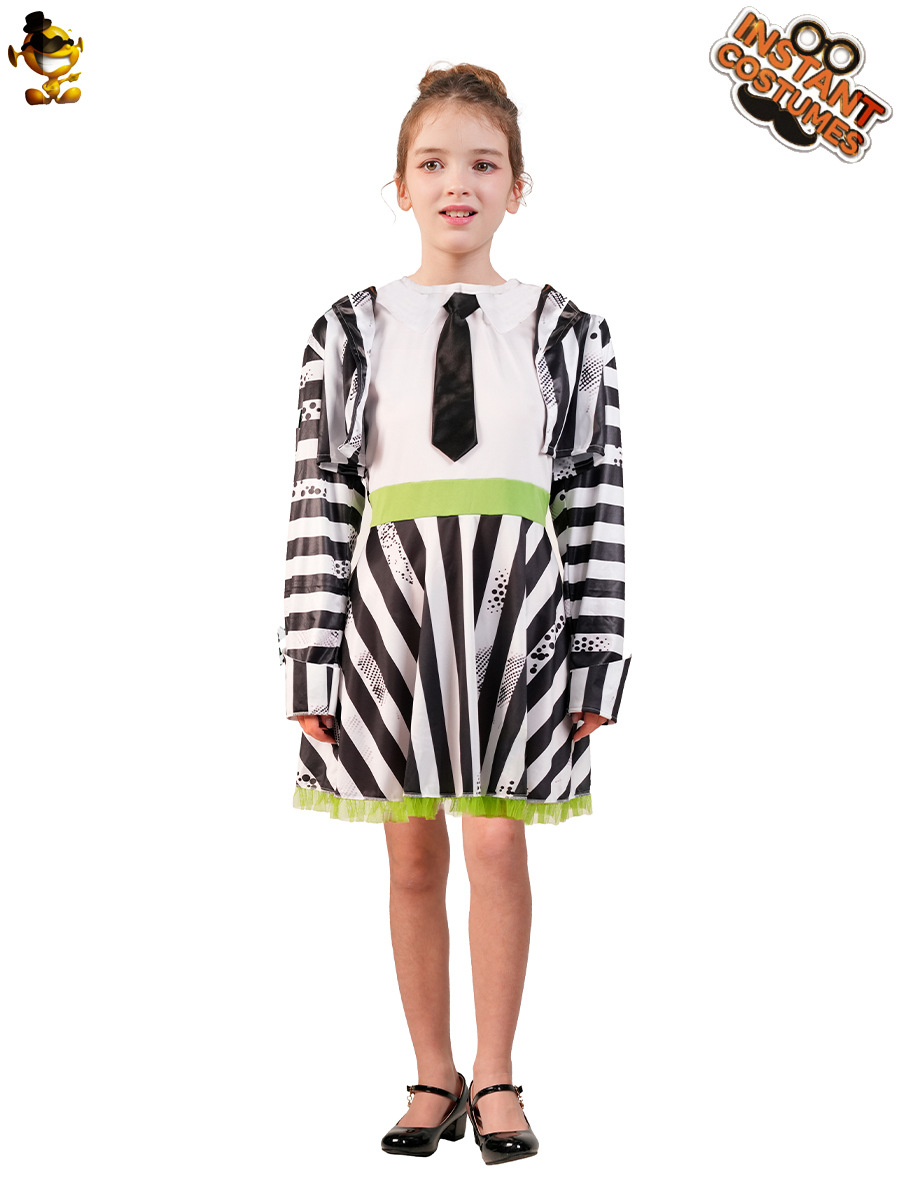 Halloween Adultos Niños Striped Clown Disfraces Juegos de rol Disfraces COS Distribución transfronteriza image 5
