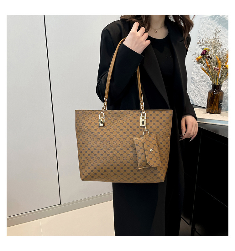 750g Weight Zipper Closure Type Double Shoulder Straps Strap Type Bag Sets Bags Type Daily Occasion PU Material Women's Backpack Backpack Geometric Pattern All Seasons Season Women's Gender Elegant, Basic Style Square Shape Women's PU Geometric Elegant Basic Square Zipper Bag Sets 3