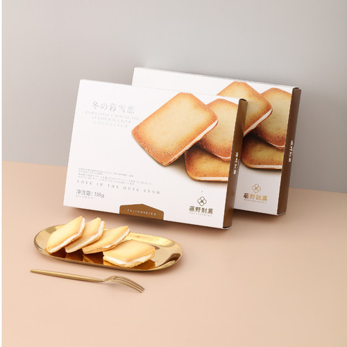 White Lover Same Style Winter Snow Love Chocolate Filled Wafer 180g Wedding Celebration Handout Snack Internet Famous Biscuit