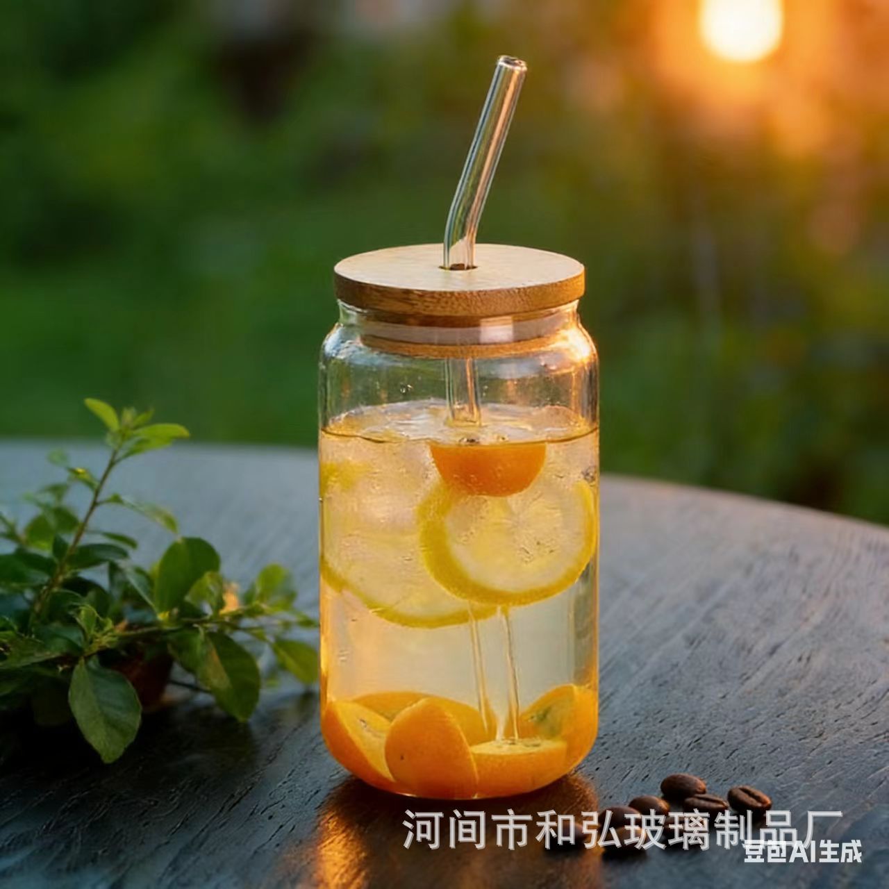 Vaso de vidrio de borosilicato alto con pajita, vaso para cola con tapa, vaso para café y leche, vaso para jugo con pajita, vaso transparente para agua