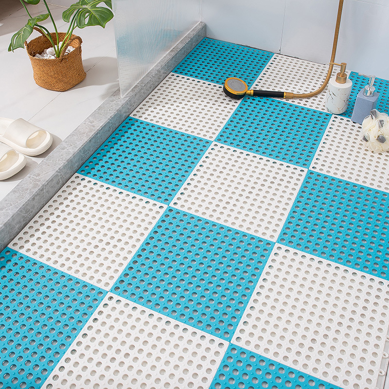 Espesado baño antideslizante Mat empalme piso Mat hogar cuarto de baño aseo ducha baño piso impermeable a prueba de agua