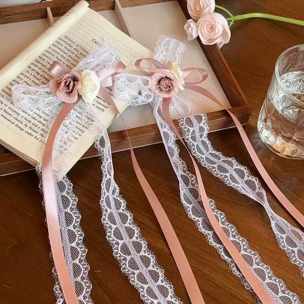 Hairgrip for braiding hair, hair band, lace dress, flowered
