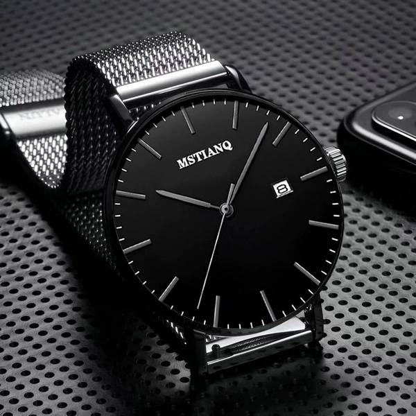 Mesh belt style gray scale [calendar + waterproof and non-fading]·