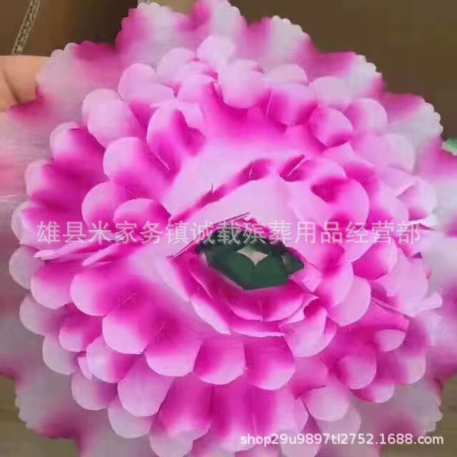 26cm бумажных цветочных головок, бумажные цветочные композиции, украшения для похоронных залов, цветочные венки, аксессуары, похоронные принадлежности, ритуальные подношения, ритуальные изделия ручной работы.