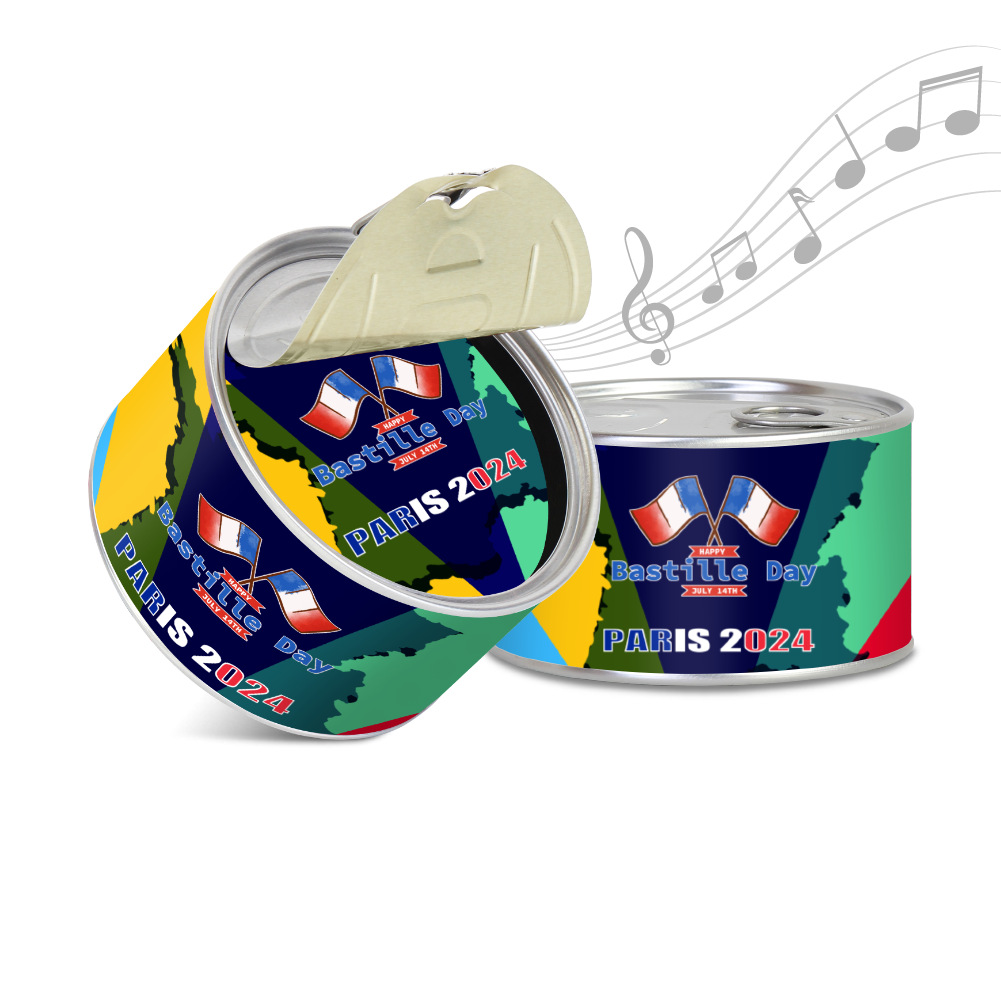 跨境热销音乐盒 France 2024体育赛事周边礼品赞助商广告宣传礼品