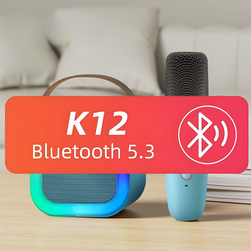 Douyin K12 Bluetooth スピーカーマイク一体型スピーカー屋外スピーカーカラオケ Bluetooth 小型スピーカー Bluetooth スピーカークロスボーダー|undefined