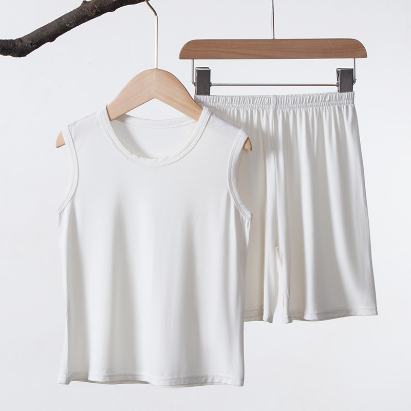 Vest, white set