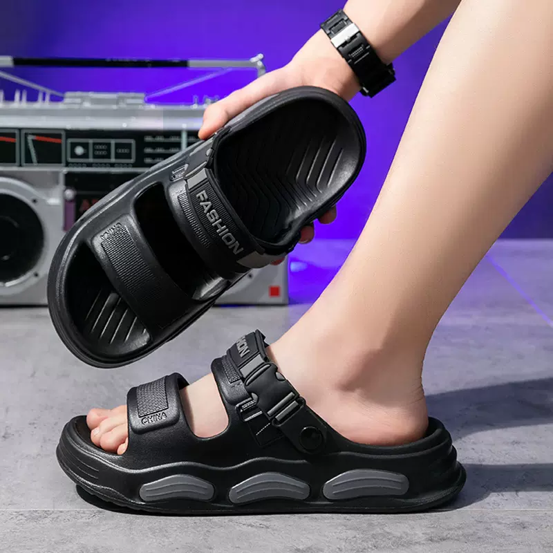 轻软云感男款凉鞋拖鞋一体两穿夏男士外出耐穿开车厚底防滑防水