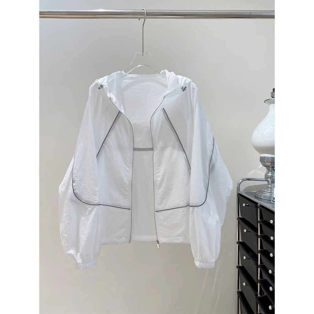 Women's lightweight, breathable, sun-protective cardigan, 2026 new spring/summer hooded sun protection clothing for petite women.