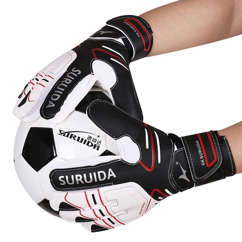 Equipo de fútbol profesional guantes de portero con protector de dedos antideslizante resistente al desgaste entrenamiento adultos adolescentes
