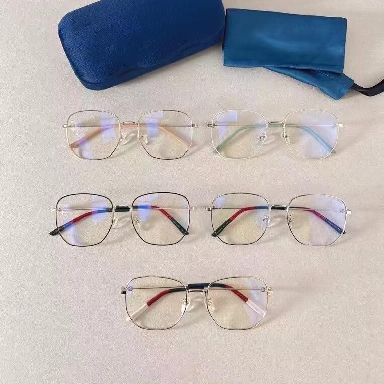 Home Little Red Book Ni Ni's glasses myopia glasses frame men's and women's multilateral square plain glasses gg0396O