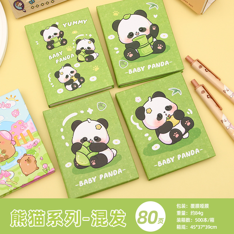 Cuaderno de notas creativo A7 Capibara personalizado dibujos animados Dolphin bolsillo especial para estudiantes de primaria mini cuaderno de notas