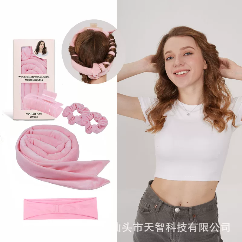 (Cross-border trading), curly wavy headband with bow