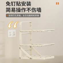 源头工厂厨房可折叠式备菜置物架多功能配菜盘墙上壁挂多层放菜架
