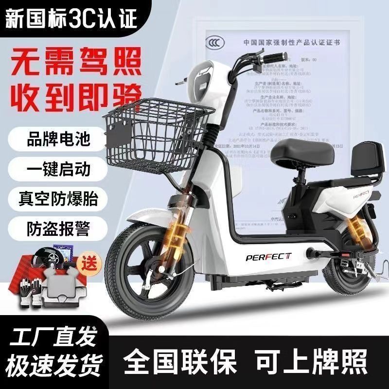 电动自行车新款电动车成人电瓶车户外运动48V锂电池新品工厂批发