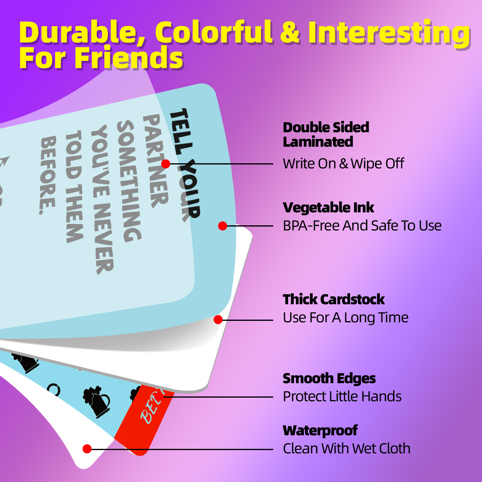 Couple Desktop Interactive Dialogue Game Cards English Version_voghion.com