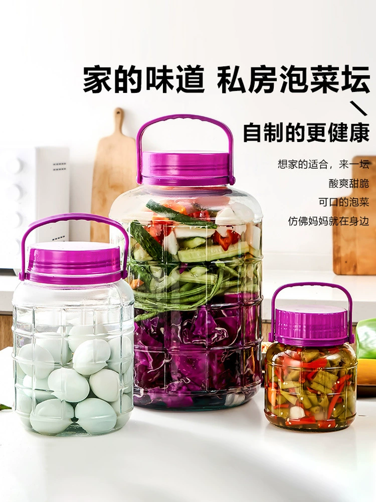 Kimchi банка бытовые стеклянные бутылки квашеная капуста хранение маринованных банок маринованных масса пищевой grade