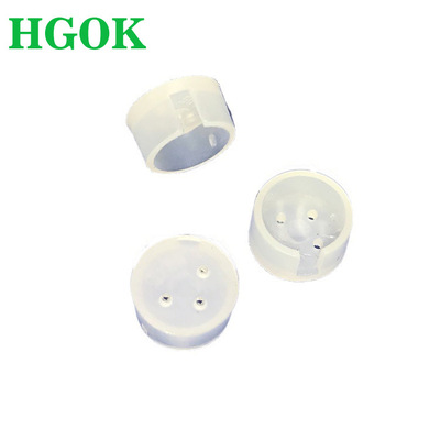 J105三孔晶体晶振PE保护套 塑胶绝缘晶振套管三脚圆形垫片垫圈|ru