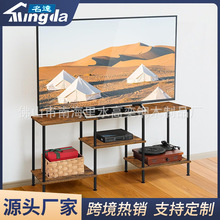 亚马逊客厅电视柜多层置物架收纳储物架阳台盆栽花架工具收纳架子