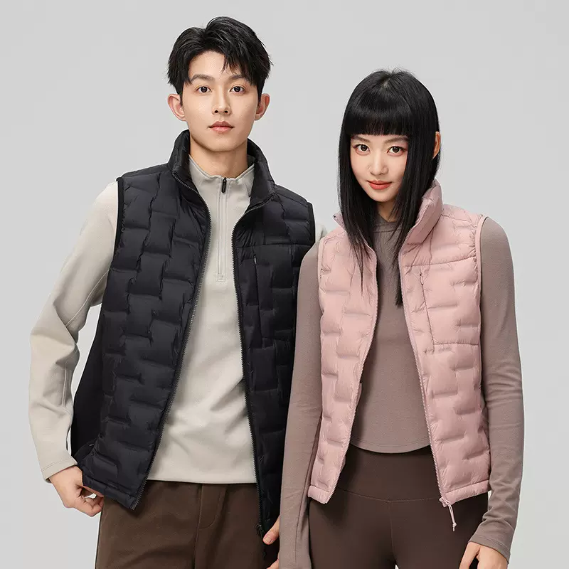 立领羽绒马甲男2025年冬季新款保暖坎肩内胆马夹内外双穿时尚背心