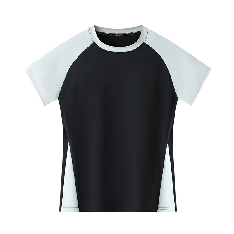 Sports T-Shirt Short-Sleeved Women's Running Clothing Badminton Clothing Yoga Casual Track and Field Sportswear Summer Fitness Clothing Morning Running