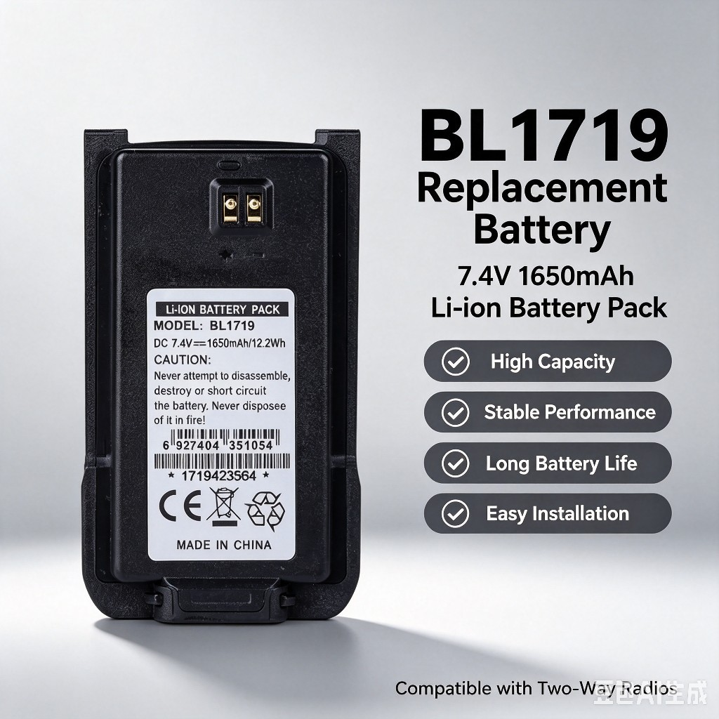 适配海能达TC585 TC500S TC510 TC560 TC508对讲机电池 BL1719
