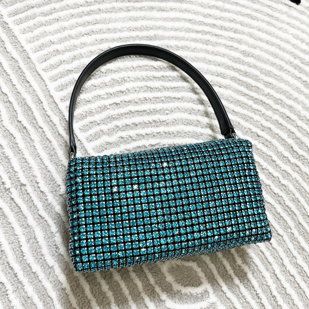 Borsa da donna transfrontaliera piena di diamanti borsa a tracolla borsa a tracolla con strass lucidi borsa da donna fatta a mano borsa da donna con diamanti_voghion.com
