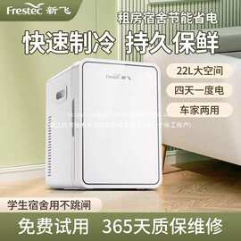 新.飞迷你小冰箱冷藏车载家两用宿舍出租房办公室小型一人新款