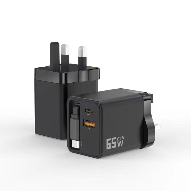 PD65Wストレッチライン充電ヘッド65W伸縮ラインA C充電器は、ノートパソコンの携帯電話充電器に適しています.|undefined