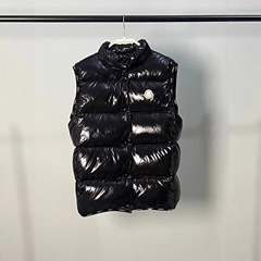 高版本蒙家25ss秋冬新款女士坎肩立领时尚潮流休闲羽绒保暖马甲