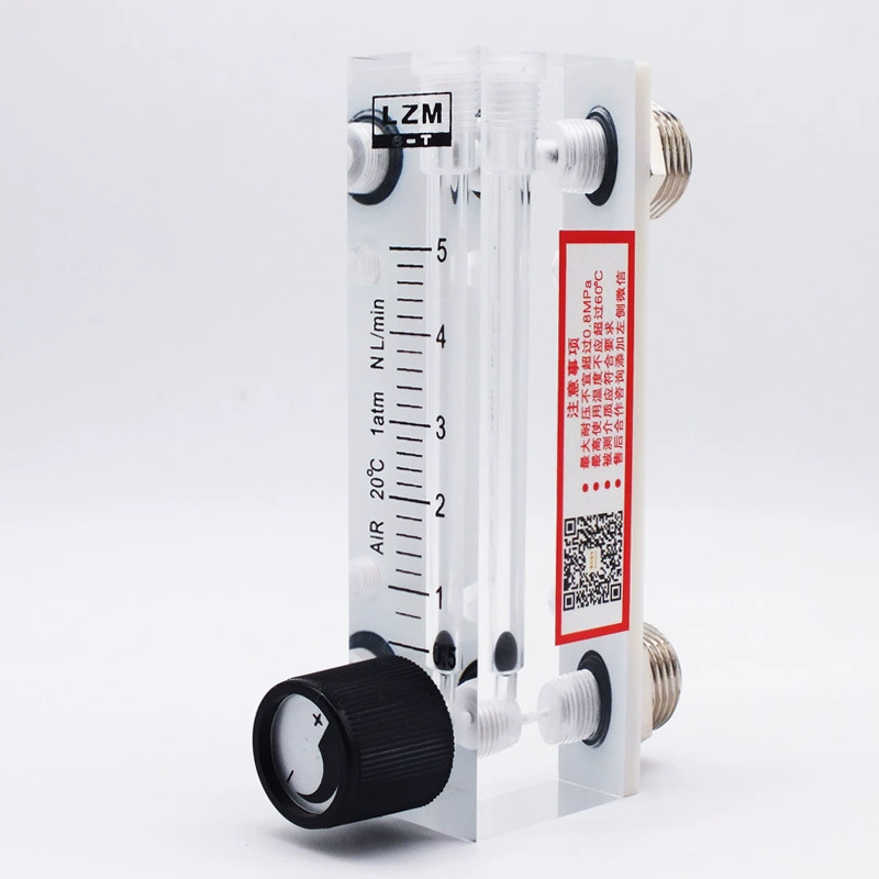 LZM-6T панельный расходомер воздуха расходомер жидкой воды расходомер газа ротор 1-10L 0,5-5L