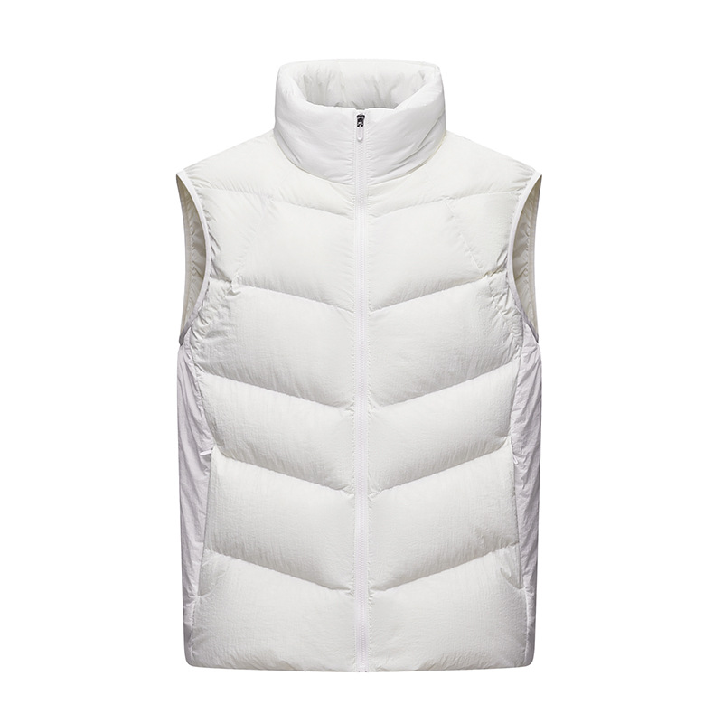Cross-border doble cara ligera sin mangas chaleco de plumón al aire libre chaleco de plumón 90 blanco para hombres personalizado de alta gama image 11