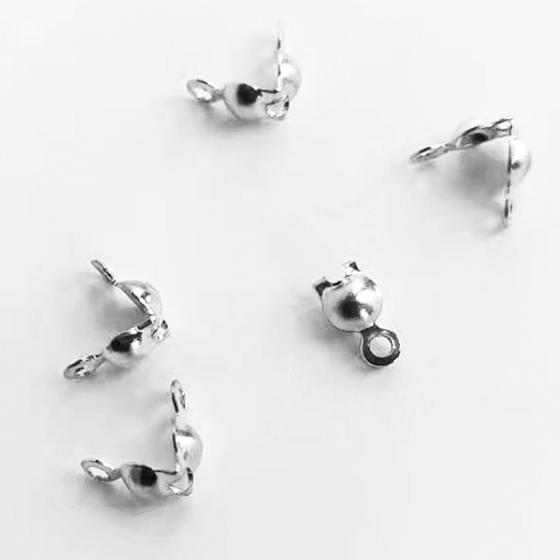 饰品包扣手链夹线包线扣 豆荚扣双头吊扣 diy饰品配件收尾扣