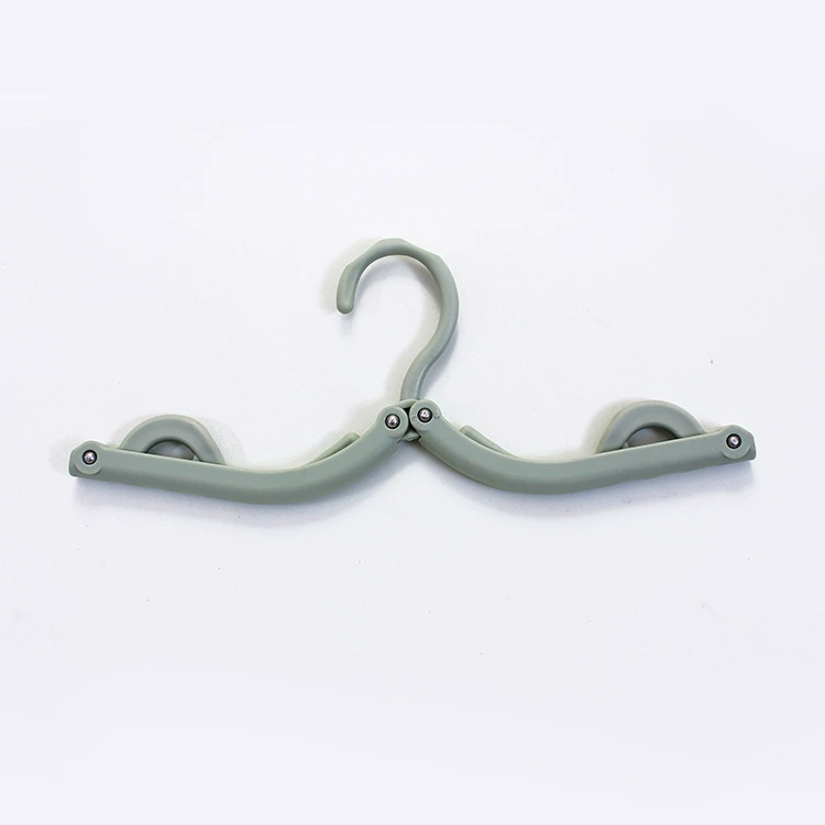 Handheld plastic universal hanger for traveling, non-slip simple drying rack