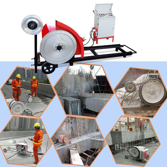 Steel Concrete Diamond Wire Saw Cutting Machine Small Stone Bridge Pier Granite Marble Electric Wire Cutting Machine