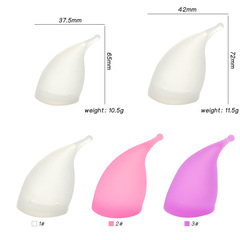 硅膠月經杯女生大姨媽月事杯可循環運動防側漏姨媽杯專用月經杯
