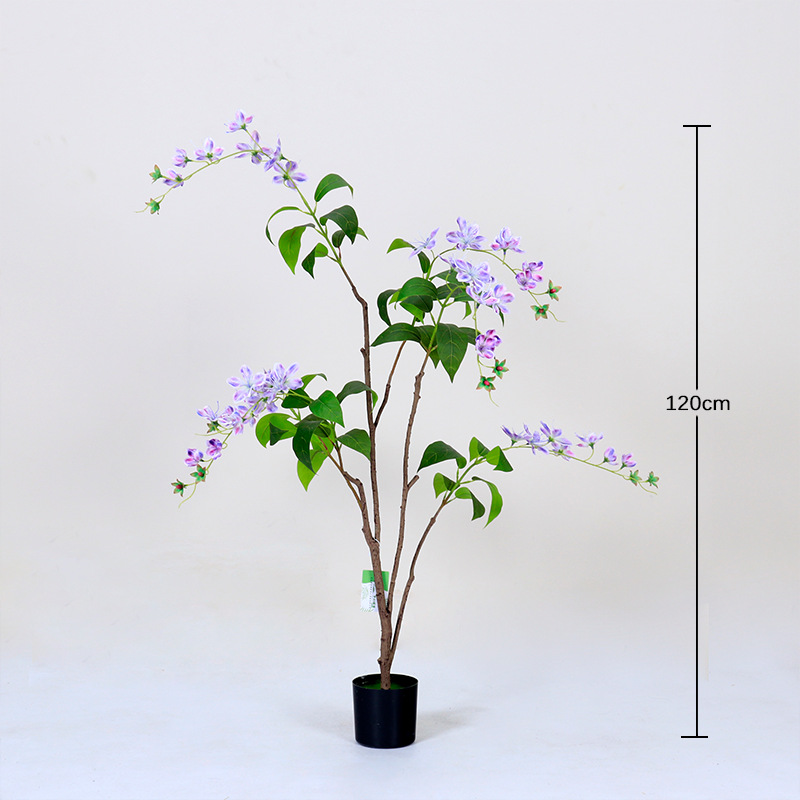 Planta Artificial de Jazmín en Maceta de Plástico para Sala de Estar image 19