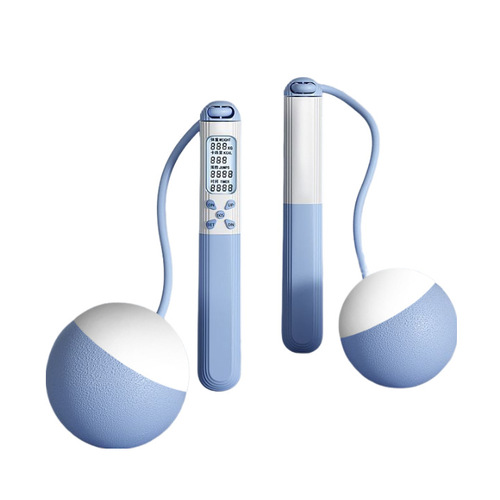 Skipping rope intelligent ropeless counting weight-bearing skipping rope adult large ball steel wire dual-purpose skipping rope sports goods wholesale