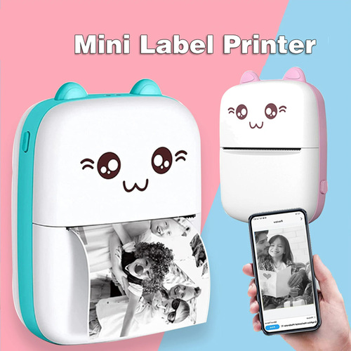Cross-border hot selling printer inkless smart wireless mobile phone portable small home label printer