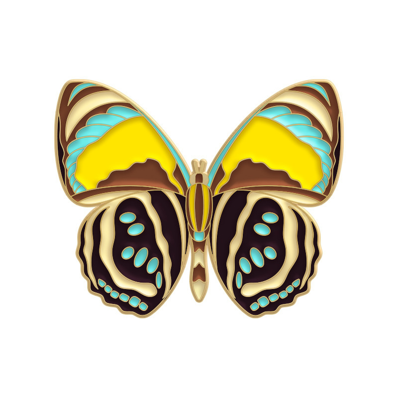 9g Weight Brooches Classification Holiday, Daily Occasion Alloy Material Insect, Butterfly Pattern Women's Gender Enamel Design Sweet Style Sweet Pin Insect Butterfly Alloy Enamel Women's Brooches 13