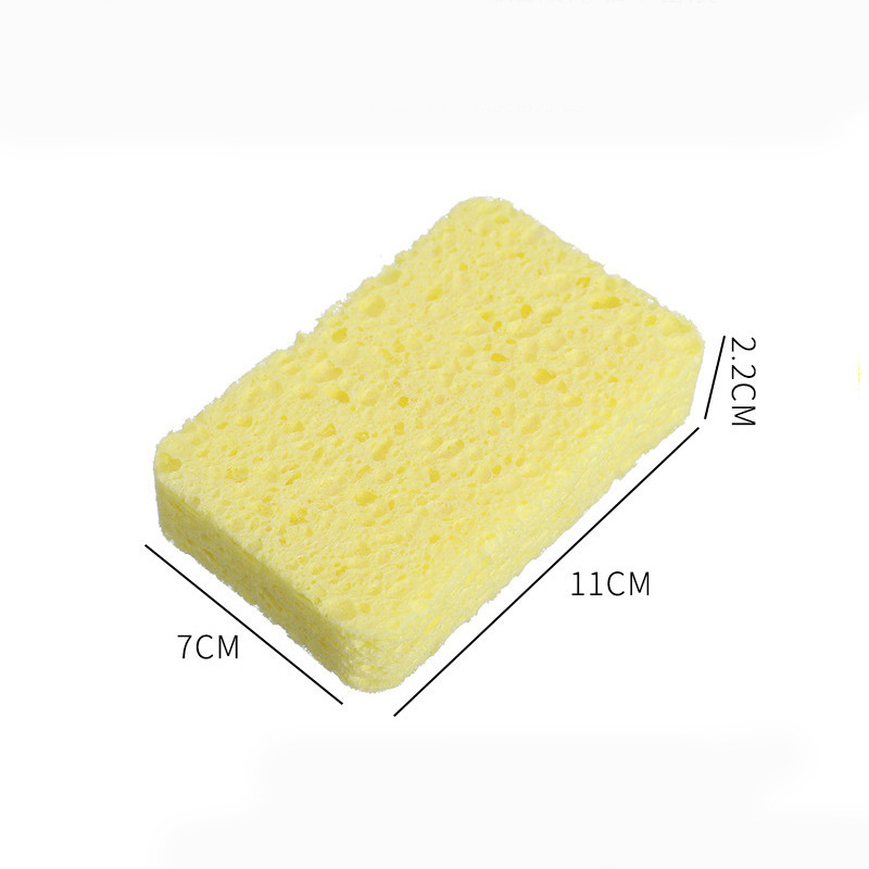 厨房清洁百洁布洗碗家用海绵擦木浆棉抹布洗锅油污清洁棉刷碗刷锅|undefined