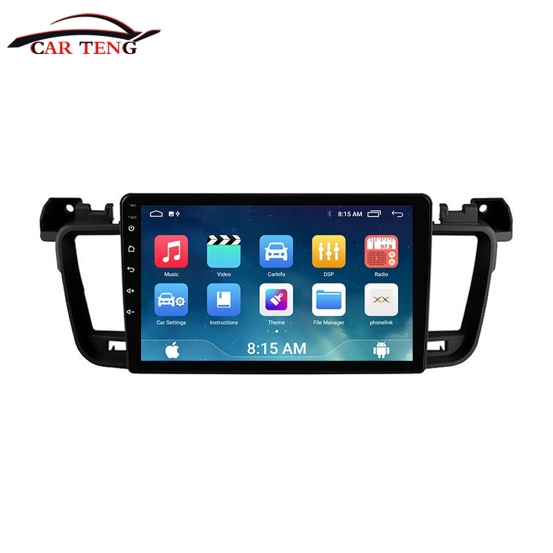 Suitable for Peugeot 508 car central control navigation 11-18 Android large-screen navigation Bluetooth reversing image