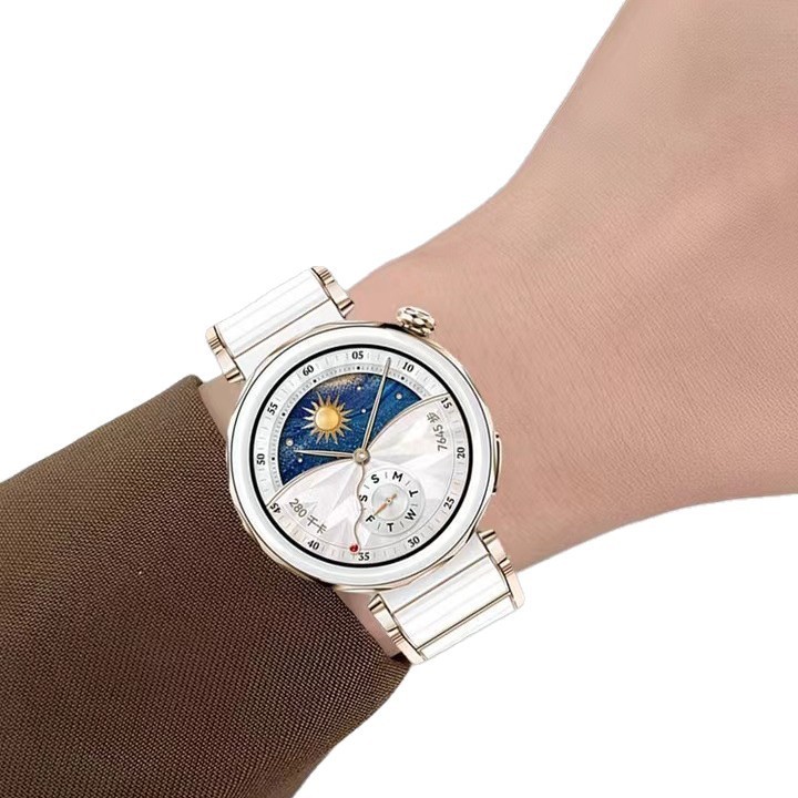 Huawei 社 GT4/GT5-42mm 時計ストラップ模造セラミック金属時計バンド蝶バックル時計バンド 18 ミリメートル|undefined